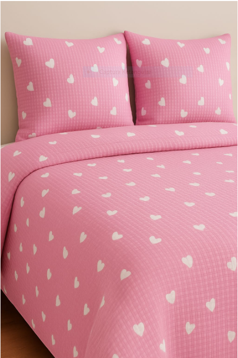 Cobre leito Pique Algodão - Todos Os Tamanhos