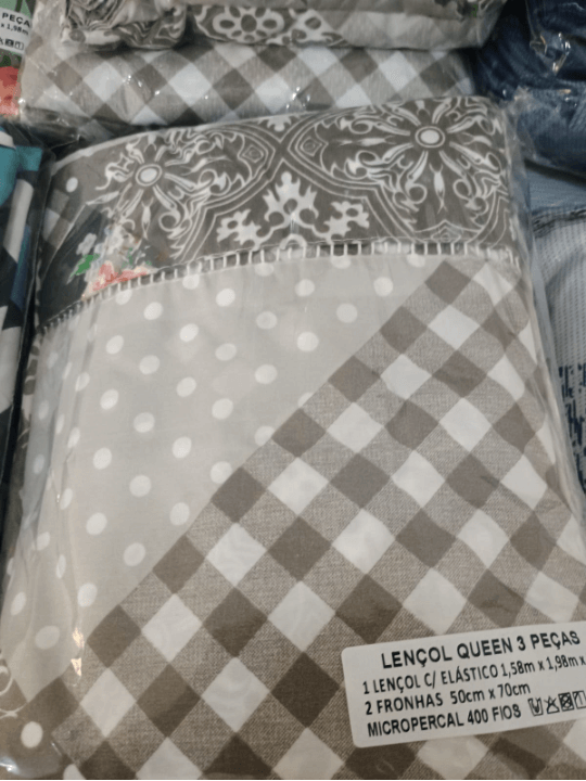 Lençol Queen Estampado – Kit 3 Peças | 400 Fios Micropercal - Imagem 4